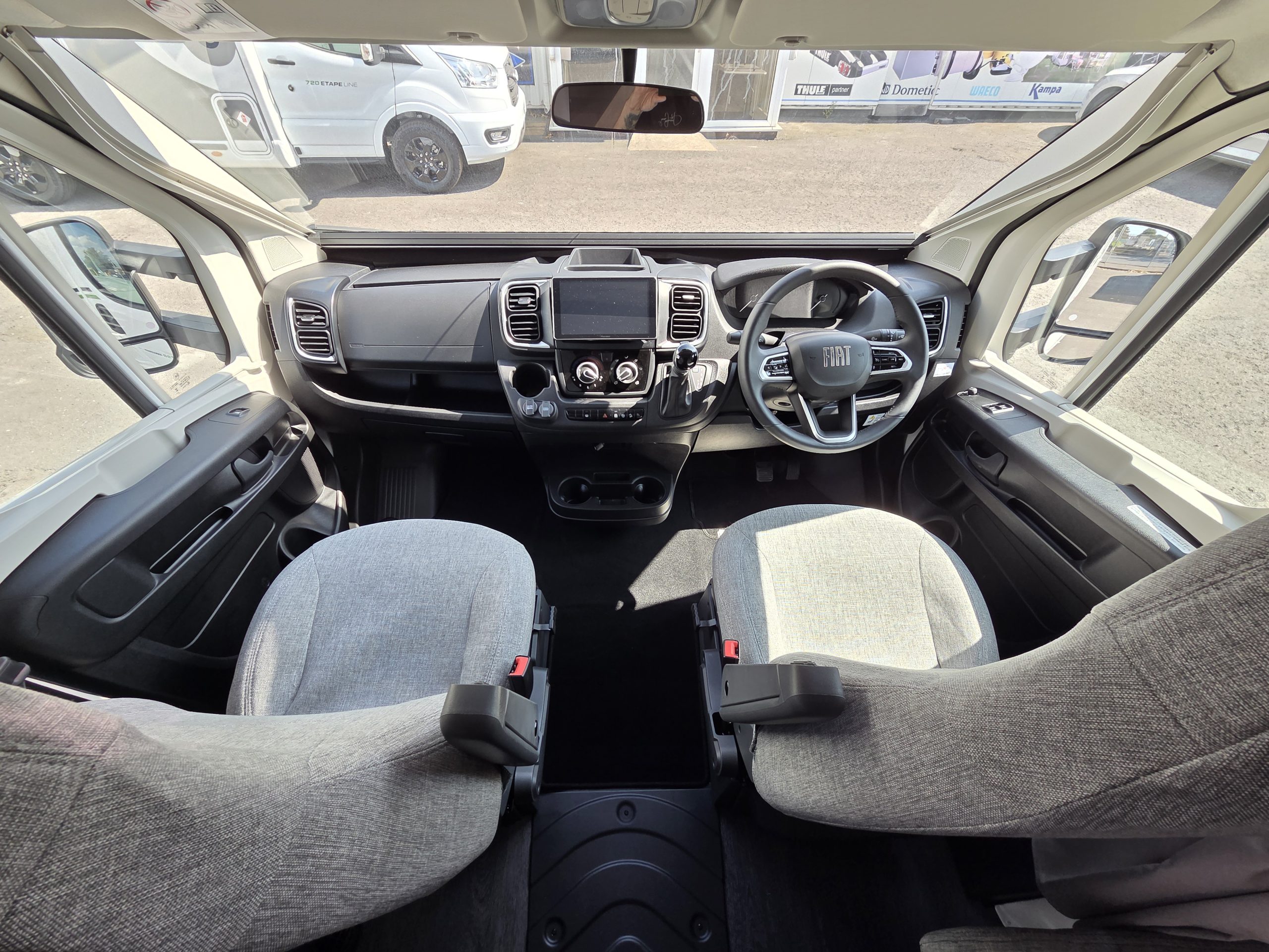 Chausson 798 motorhome lounge with swivel seats