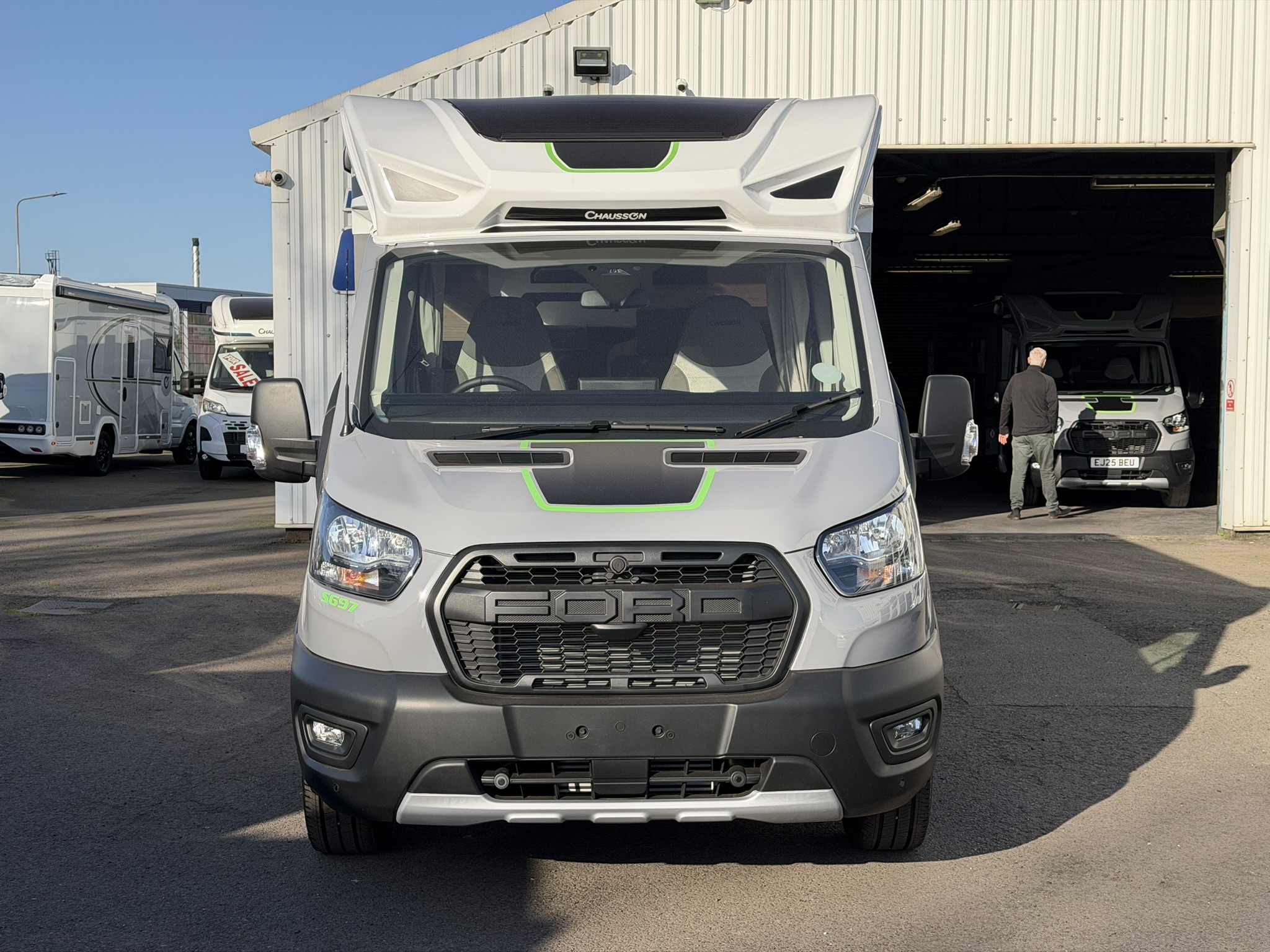 Chausson S697 compact motorhome front view