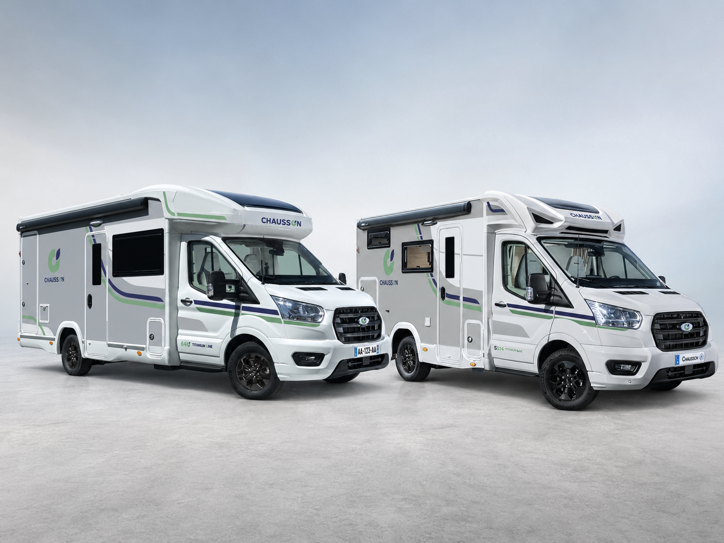 Chausson Titanium Line slimline and standard-width motorhomes