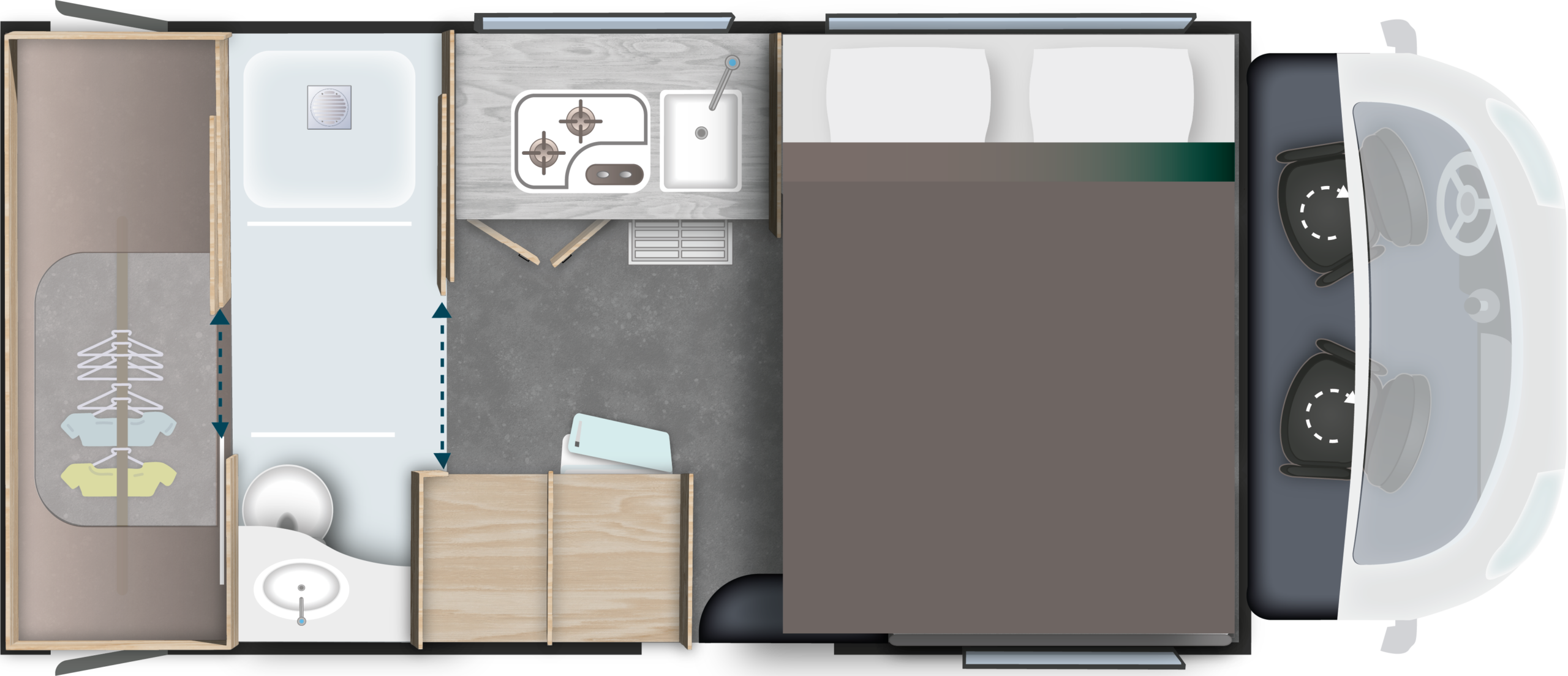 Chausson X640 Night Layout